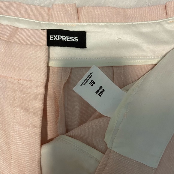 Express pink linen pants - Picture 2 of 3